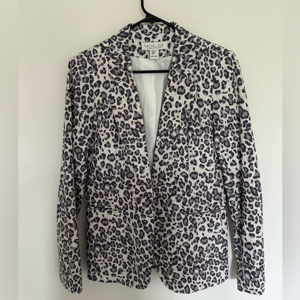 Leopard Blazer